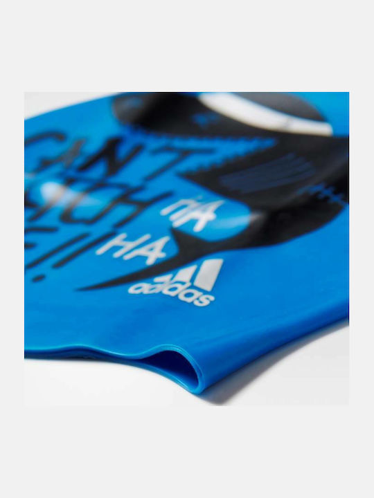 adidas Graphic Σκουφάκι Κολύμβησης Παιδικό από Σιλικόνη Μπλε