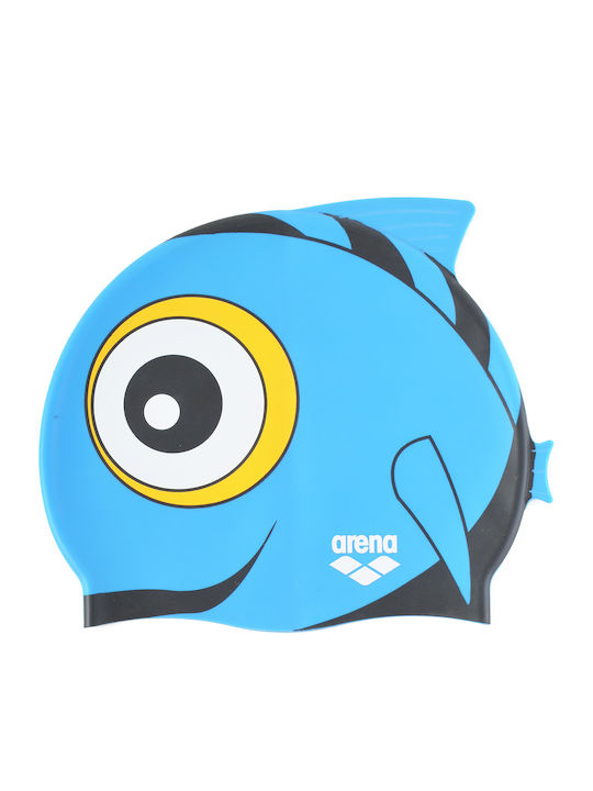 Arena AWT Fish Σκουφάκι Κολύμβησης Παιδικό από Σιλικόνη Μπλε