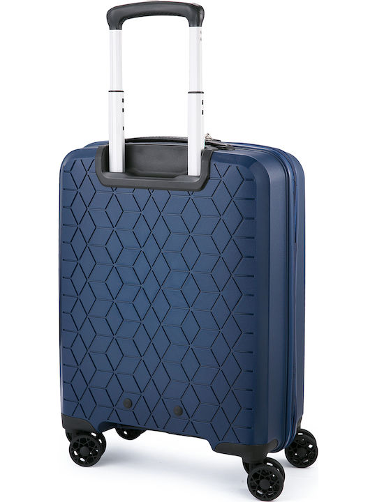 Verage GM18106W Cabin Hard Blue Travel Suitcase With 4 Wheels Height 53cm