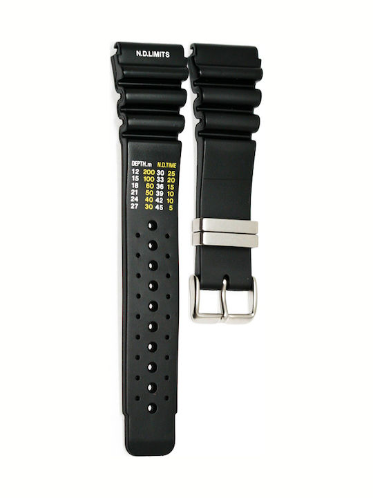 JP2000 Rubber Strap Black 24mm JP2000 Rubber Strap Black 24mm