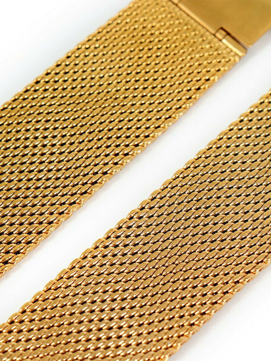 Diloy Straps Brățară din metal Auriu 22mm