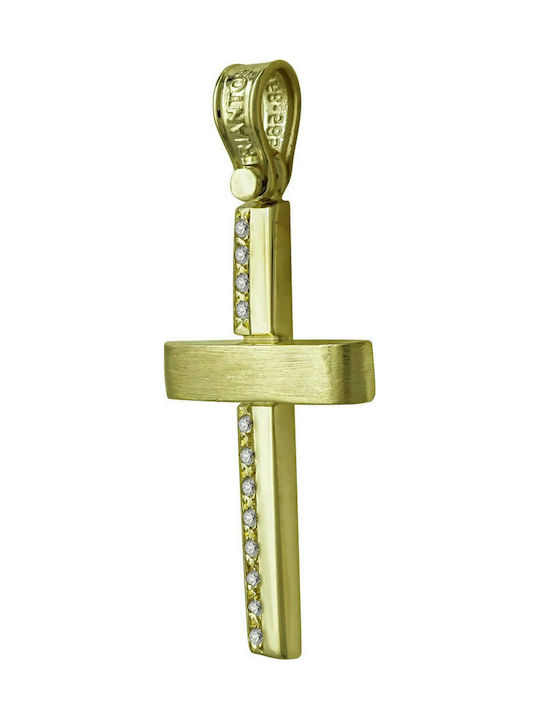 Triantos Women's Gold Cross 14K