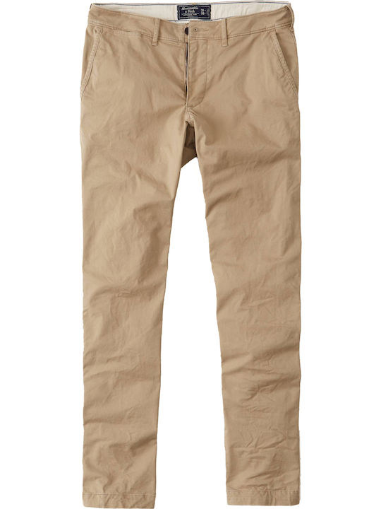 Abercrombie & Fitch Men's Trousers Chino in Skinny Fit Beige
