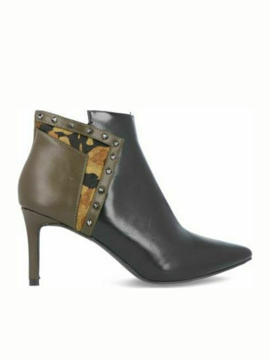 Menbur Bootie Negru/Olive 020889 79