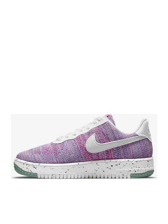 Nike Air Force 1 Crater Flyknit Γυναικεία Sneakers Μωβ