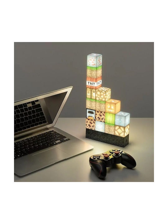 Lumini LED Lampă decorativă pentru copii Minecraft Block Building Multicolor
