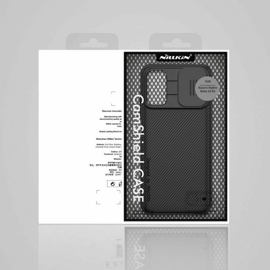 Nillkin CamShield Umschlag Rückseite Kunststoff 1.6mm Schwarz (Redmi Note 10 5G / Poco M3 Pro)