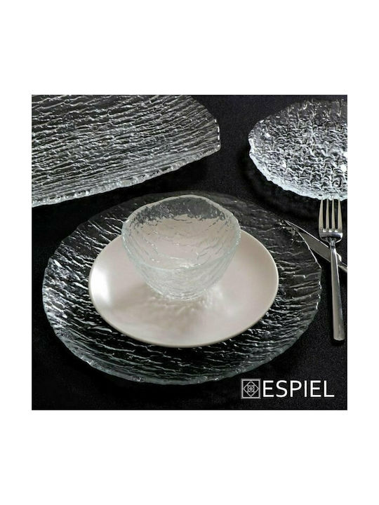 Espiel Ramos Serving Bowl Round Glass Transparent with Diameter 11cm 1pcs