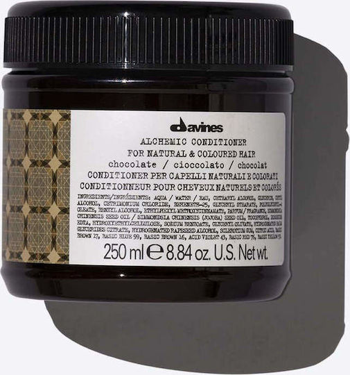 Davines Alchemic Conditioner Διατήρησης Χρώματος για Βαμμένα Μαλλιά Chocolate 250ml