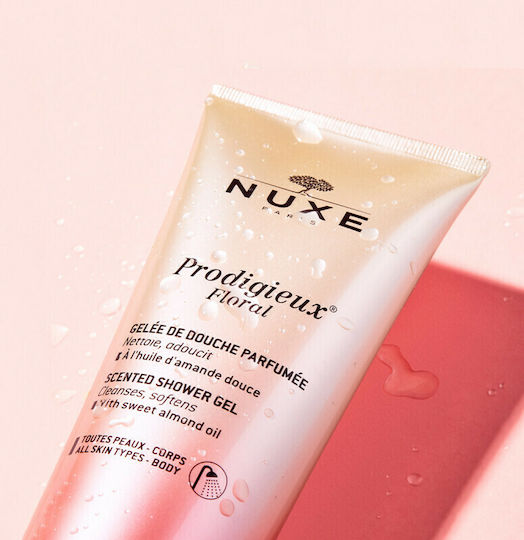 Nuxe Prodigieux Floral Scented Αφρόλουτρο σε Gel με Αμύγδαλο & Άρωμα Εσπεριδοειδή 200ml
