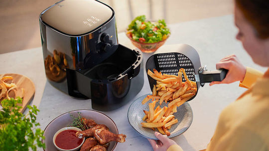 Philips Air Fryer με Wi-Fi 4.1lt Μαύρο HD9200/90