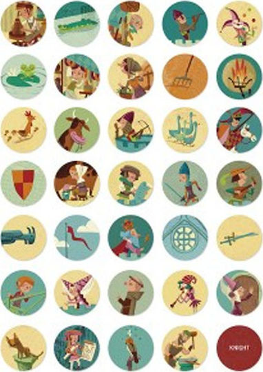 Kids Puzzle Journey to the Middle Ages for 5+ years+ Years 100pcs Londji