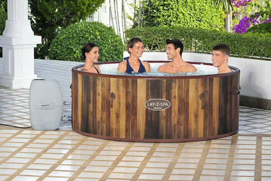 Bestway Piscină Rotundă 1123lt Gonflabilă cu Hidromasaj 223x66cm