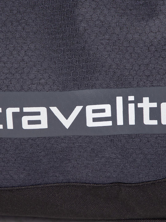 Travelite Kick Off Μεγάλη Βαλίτσα Ταξιδίου Υφασμάτινη Μαύρη με 2 Ρόδες Ύψους 77εκ.