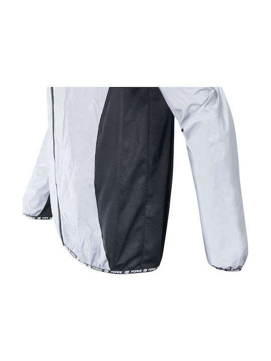 Force Reflektierendes Herren Fahrrad-Windbreaker-Jacke