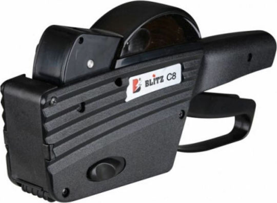 Jolly C8 Mechanical Handheld Label Maker 1 Row in Black Color