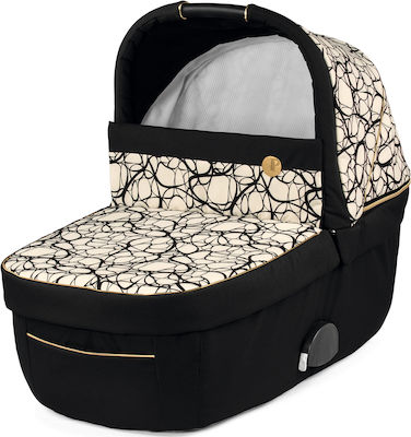 Peg Perego Veloce SL Modular 3 in 1 Verstellbar 3 in 1 Baby Kinderwagen Geeignet für Neugeborene Graphic Gold 10.7kg