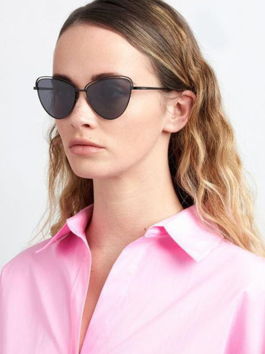 Polaroid Damen Sonnenbrille mit Gold Metall Gestell und Braun Polarisiert Linse PLD4094/S J5G/SP