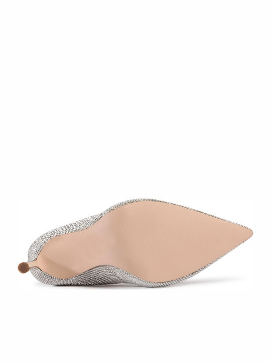 Vala R Leder Pumps Silber