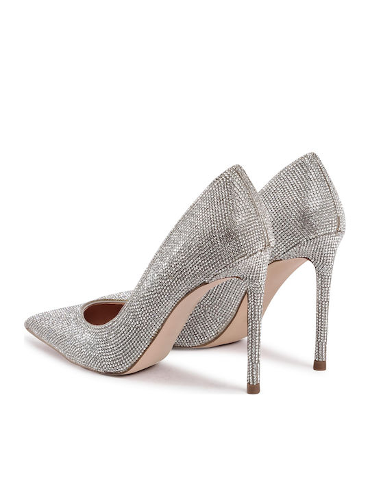 Vala R Leder Pumps Silber