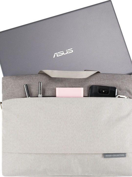 Asus EOS 2 Carry Bag Αδιάβροχη Τσάντα Ώμου / Χειρός για Laptop 15.6" σε Γκρι χρώμα