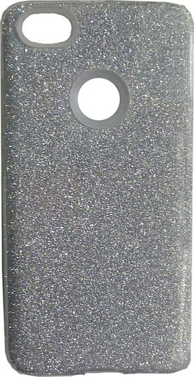 Forcell Back Cover Σιλικόνης Ασημί (Redmi 6)