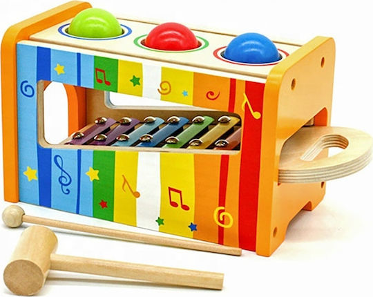 Eva Toys Wooden Metallophone for 3+ Years
