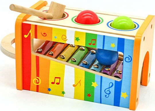 Eva Toys Wooden Metallophone for 3+ Years