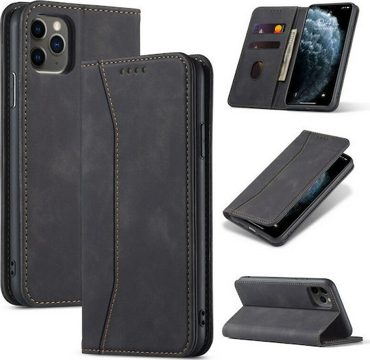 Bodycell PU Leather Портмоне Изкуствена кожа Черен (Huawei P40 Pro)