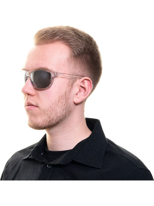 Timberland Men's Sunglasses with Transparent Plastic Frame and Gray Lens TB7179 26C