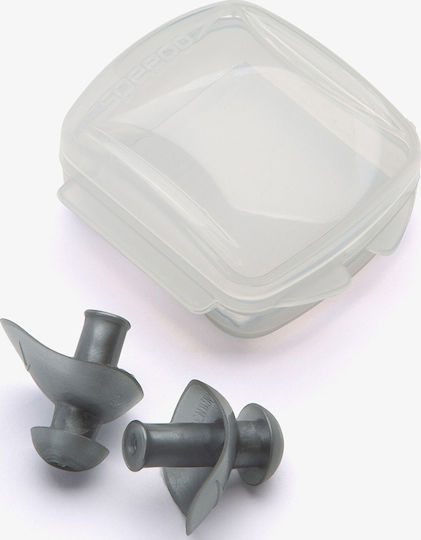 Speedo Ergo Silicone Earplugs In Gray Colour 2 Pieces
