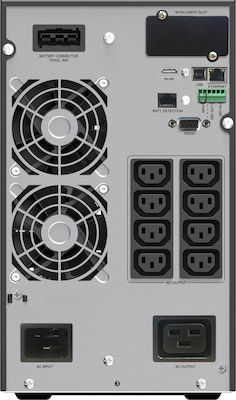 Powerwalker VFI 3000 ICT IoT UPS On-Line 3000VA 3000W με 8 IEC Πρίζες