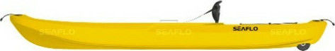 Seaflo Adult Kayak Sit in Sea Kayak 1 Person Yellow SEA-007