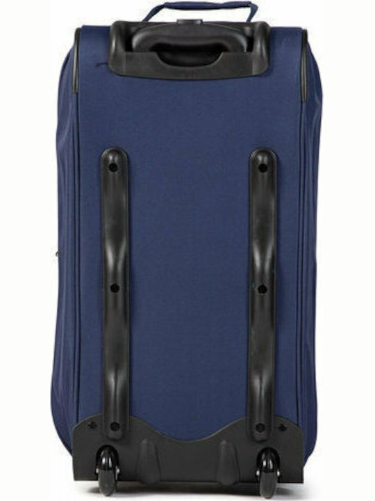 Travelite Βαλίτσα Ταξιδίου Καμπίνας Υφασμάτινη Navy Μπλε με 2 Ρόδες Ύψους 55εκ.