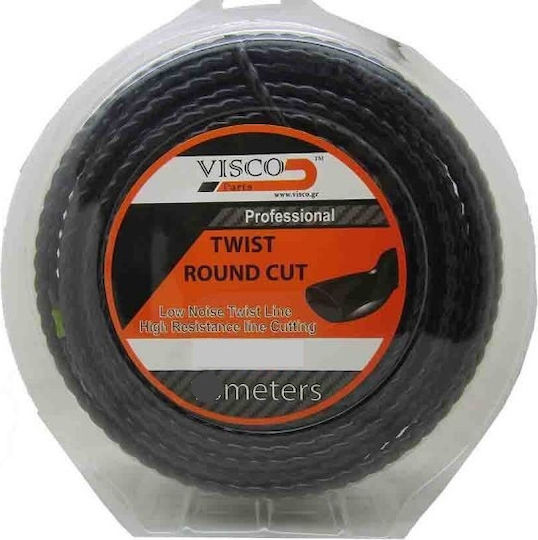 Visco Parts 4529 Μεσινέζα Στρογγυλή Στριφτή Μήκους 22m και Πάχους 4.3mm