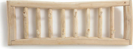 La Redoute Interieurs Hölzernes Natürliche Wandhalterung 8 Haken 70x11x25cm La Redoute Interieurs Hölzernes Natürliche Wandhalterung 8 Haken 70x11x25cm