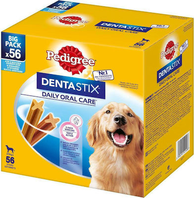 Pedigree Dentastix Oral Care Zahnpflege Stick Hund für Große Rassen mit Geschmack Huhn