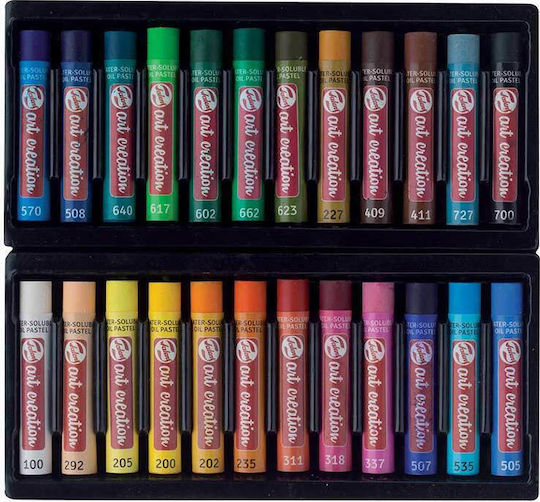 Royal Talens Oil Pastels Art Creation Water Soluble 24colours 9029124M