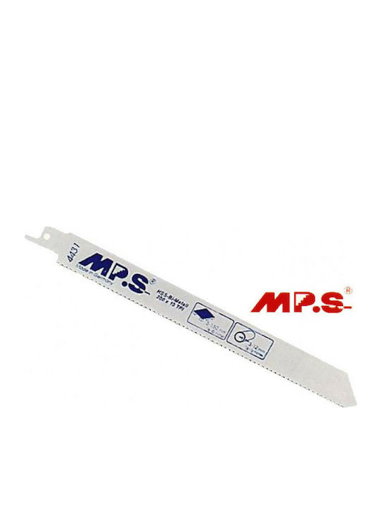 MP.S 4431 Λάμες Σπαθοσέγας HSS Bi-Metal για Μέταλλο και Ξύλο 180mm 5τμχ