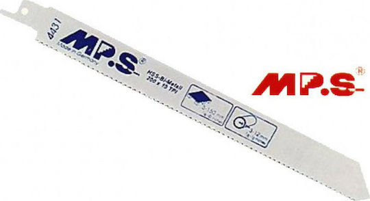 MP.S Jig Saw Blade for Metal and Wood 180mm HSS Bi-Metal sparger 5pcs 4431