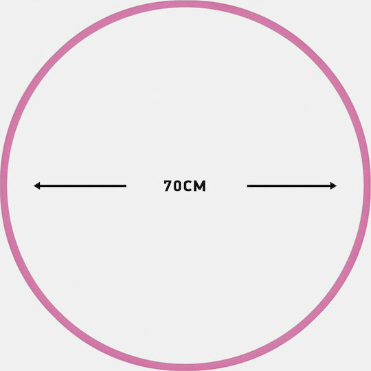 AMILA Στεφάνι Ρυθμικής με Διάμετρο 70cm Ροζ