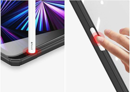 Dux Ducis Toby Flip Cover Durabilă Neagră (iPad Pro 2021 12.9")