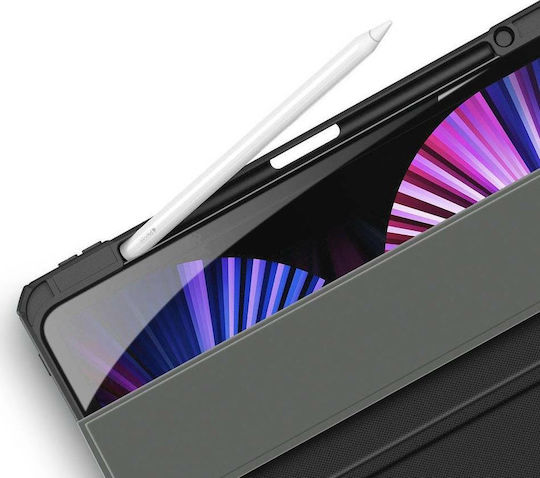 Dux Ducis Toby Flip Cover Δερματίνης / Πλαστικό Μαύρο (iPad Pro 2021 11")