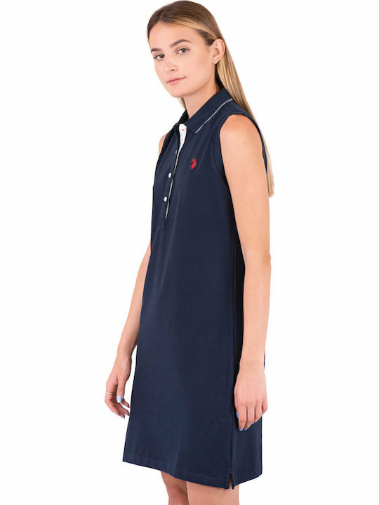 Amy Καλοκαιρινό Mini Φόρεμα Navy Μπλε