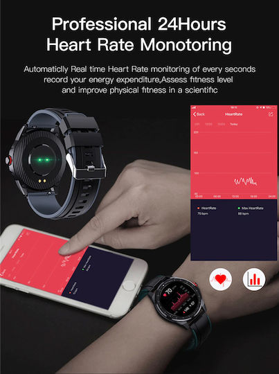 INTIME SN88 Smartwatch (Negru)