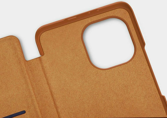 Nillkin Qin Book Piele artificială Maro (Xiaomi Mi 11)