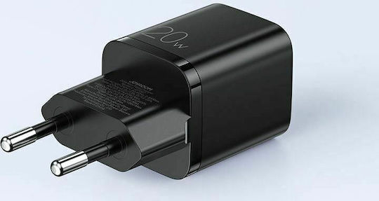Joyroom Charger Without Cable with USB-A Port and USB-C Port 20W Power Delivery Blacks (L-QP207)