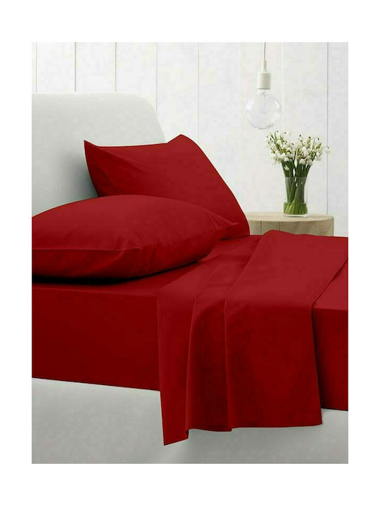 Sunshine Cotton Feelings Pillowcase Set Oxford 113 Red 50x70cm.