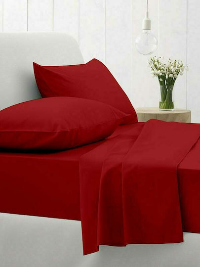 Sunshine Cotton Feelings Σετ Oxford 113 Red 50x70cm 072-5-113