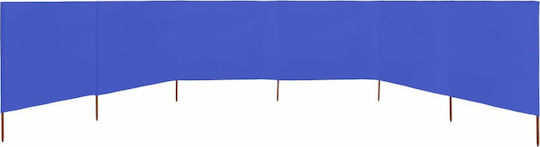 vidaXL Fabric Fence Panel in Blue Color 80cm x 8.0m